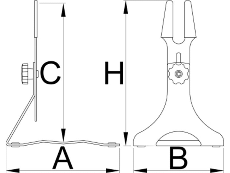 Unior Cykelholder til gulv - justérbar