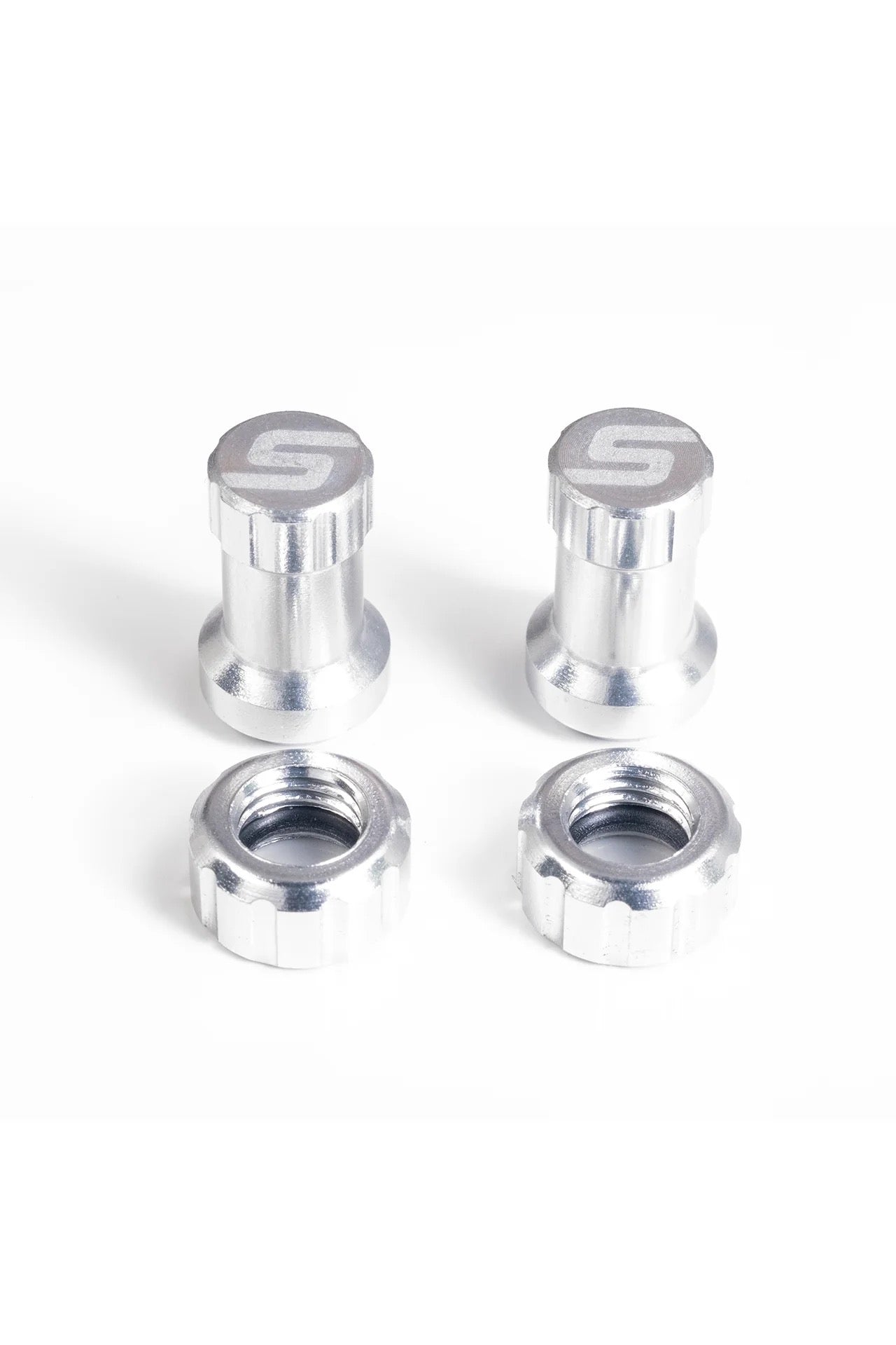 STAN'S TUBELESS VALVE COLOR KIT, SILVER