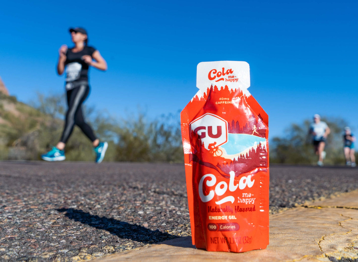 GU Energy Energigel Cola Me Happy med koffein (24 x 32g) DATOVARE