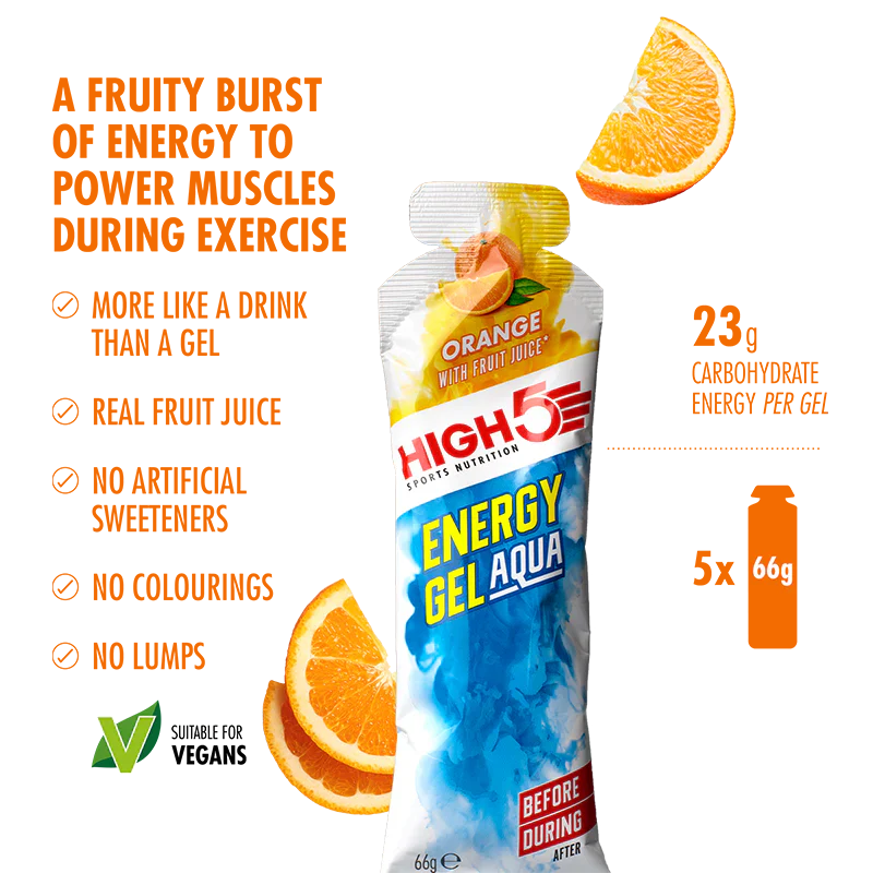 High5 Energigel Aqua Orange 5x66 g