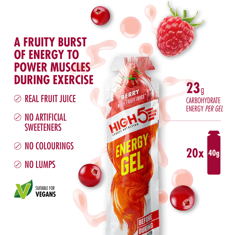 High5 Energigel Berry 20x40 g