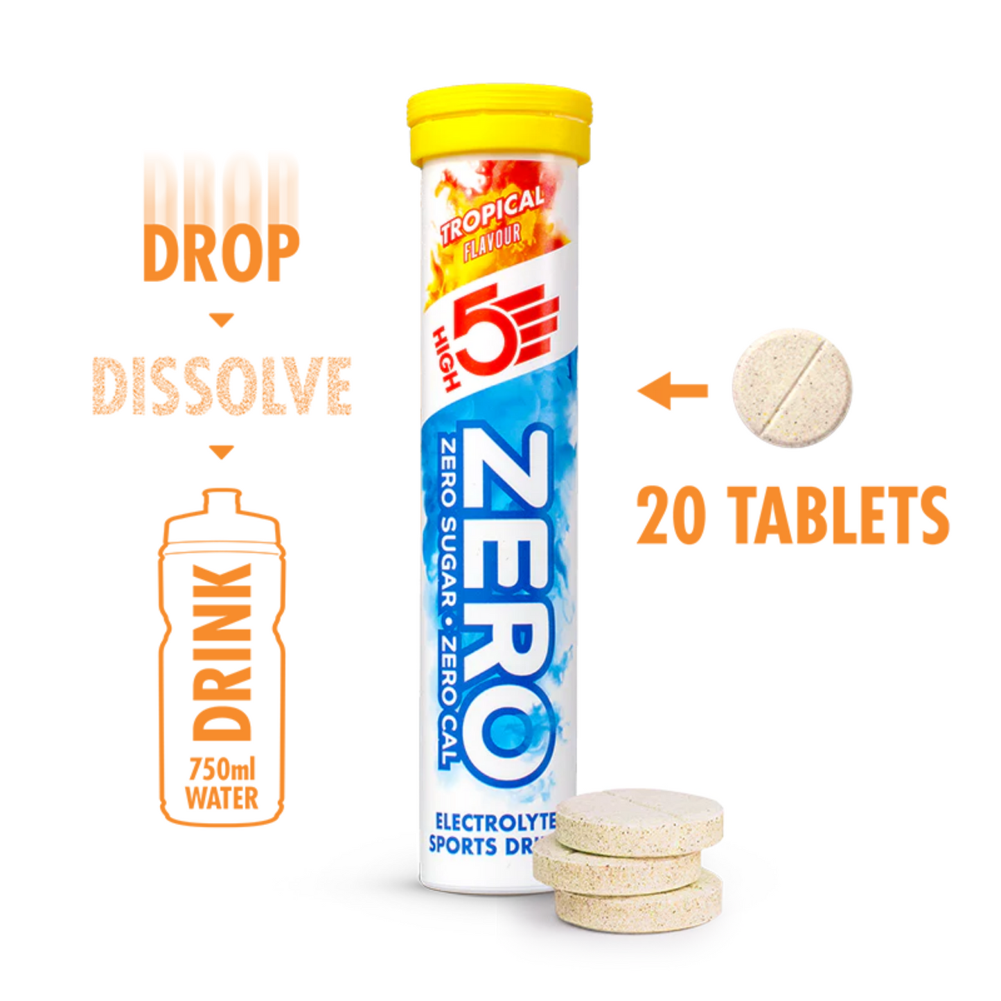 High5 Elektrolyttabs ZERO Tropical (20 tabs)