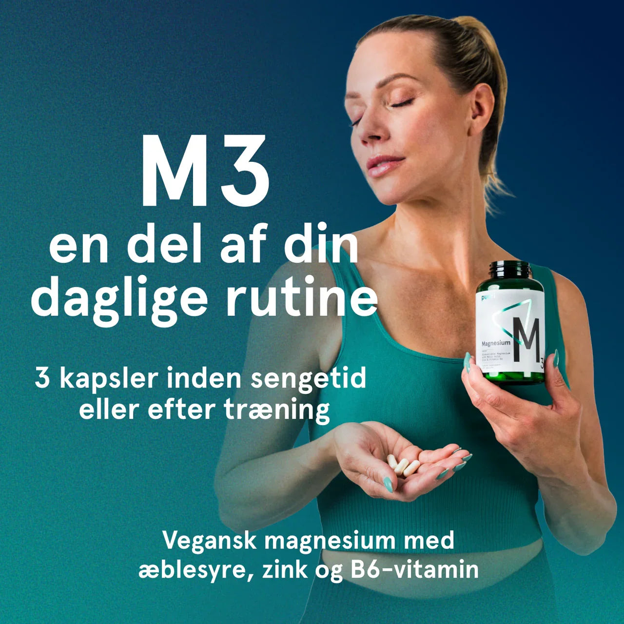 Puori M3 - Magnesium 180 kapsler