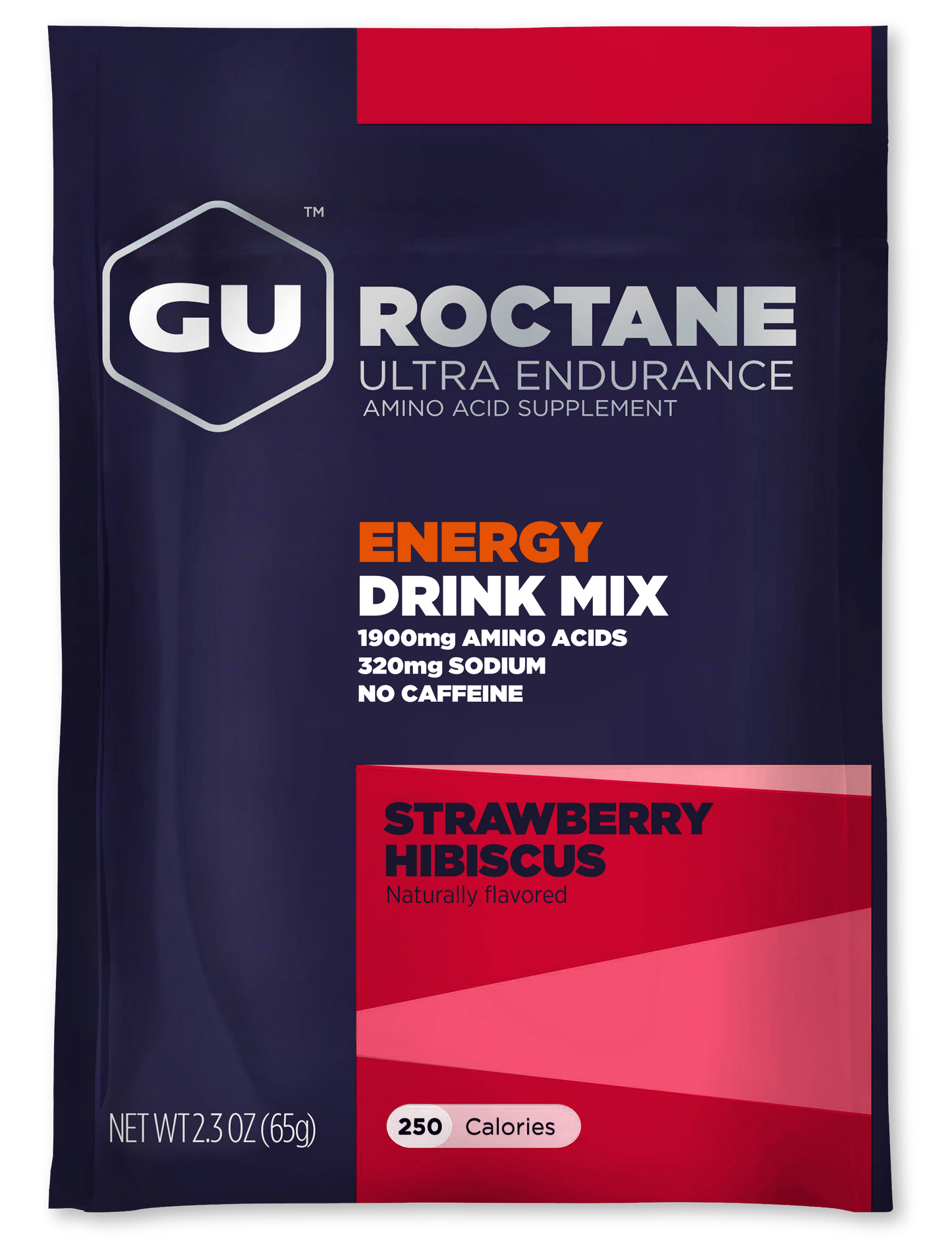 GU Energy Drink Roctane Strawberry Hibiscus (10x65g)