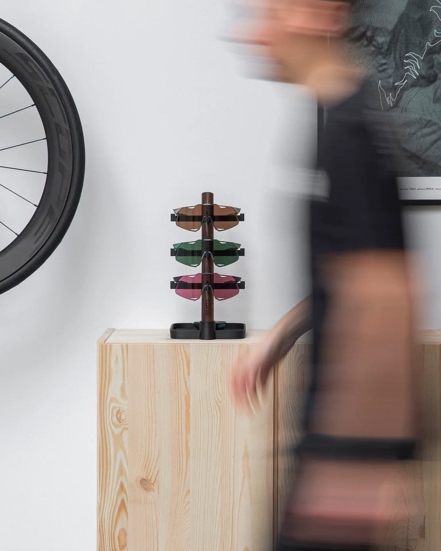 Tons Desk Organiser 3x Glasses + Charging Tray