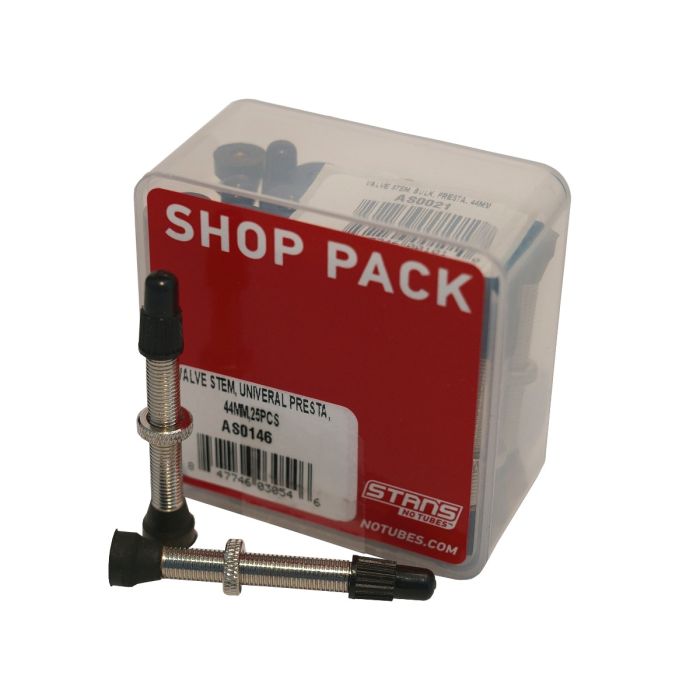 Stan's Tubeless ventiler presta 44 mm (25 stk. shop pack)