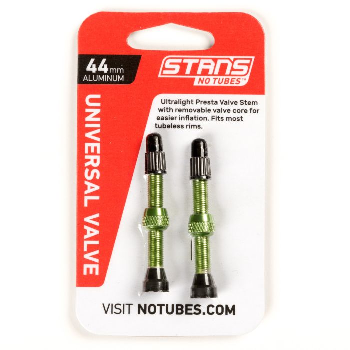 Stan's Tubeless ventilsæt ALU presta 44 mm (Green)
