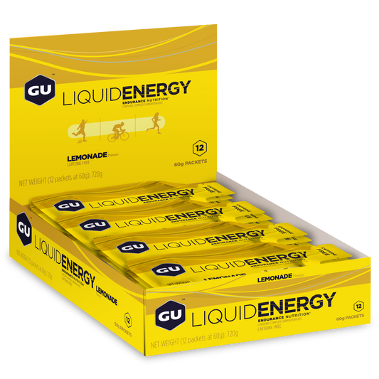 GU Energy Gel Liquid Lemonade Isogel (12 x 60g)