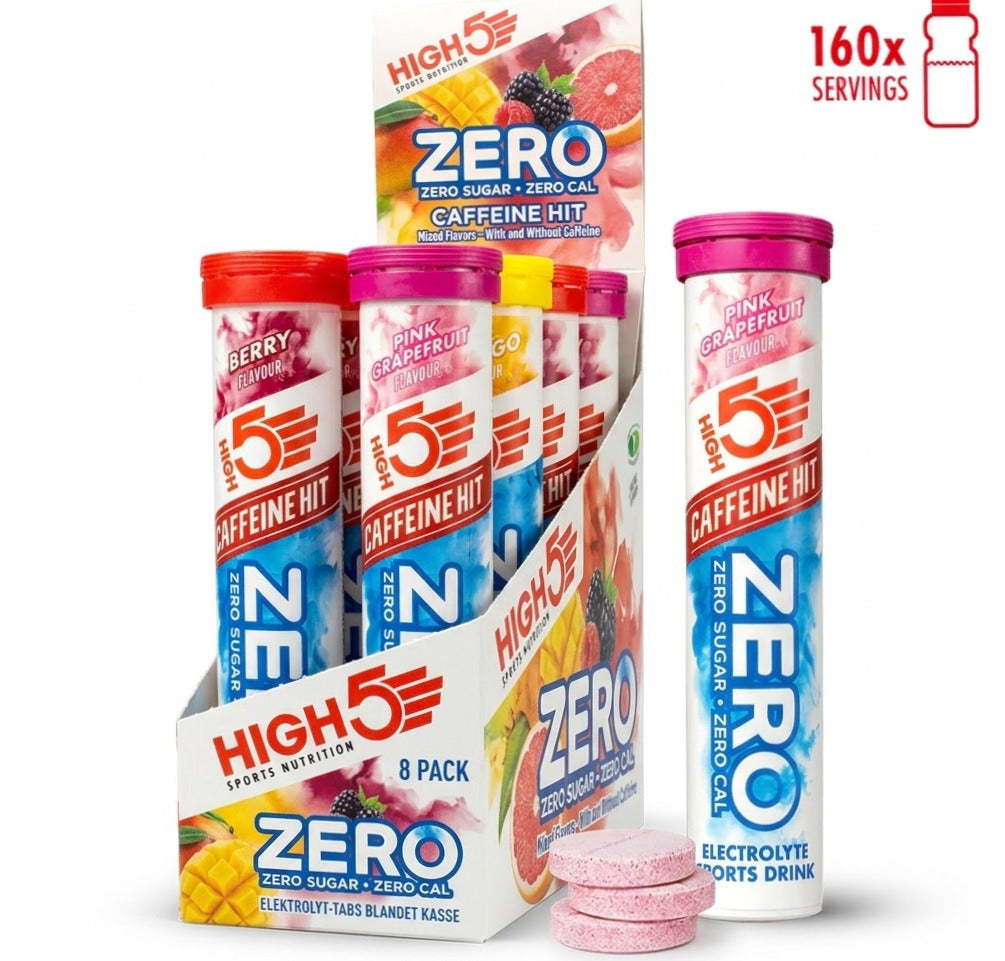 High5 Zero Elektrolyttabs Mix-Kasse (8x20 tabs) Datovare