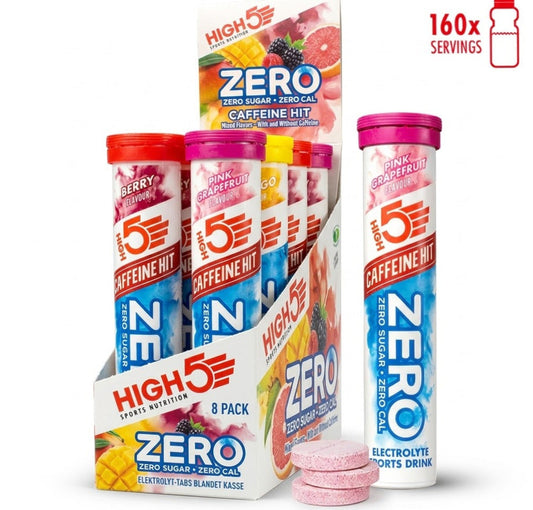 High5 Zero Elektrolyttabs Mixed-Kasse (8x20 tabs) Datovare