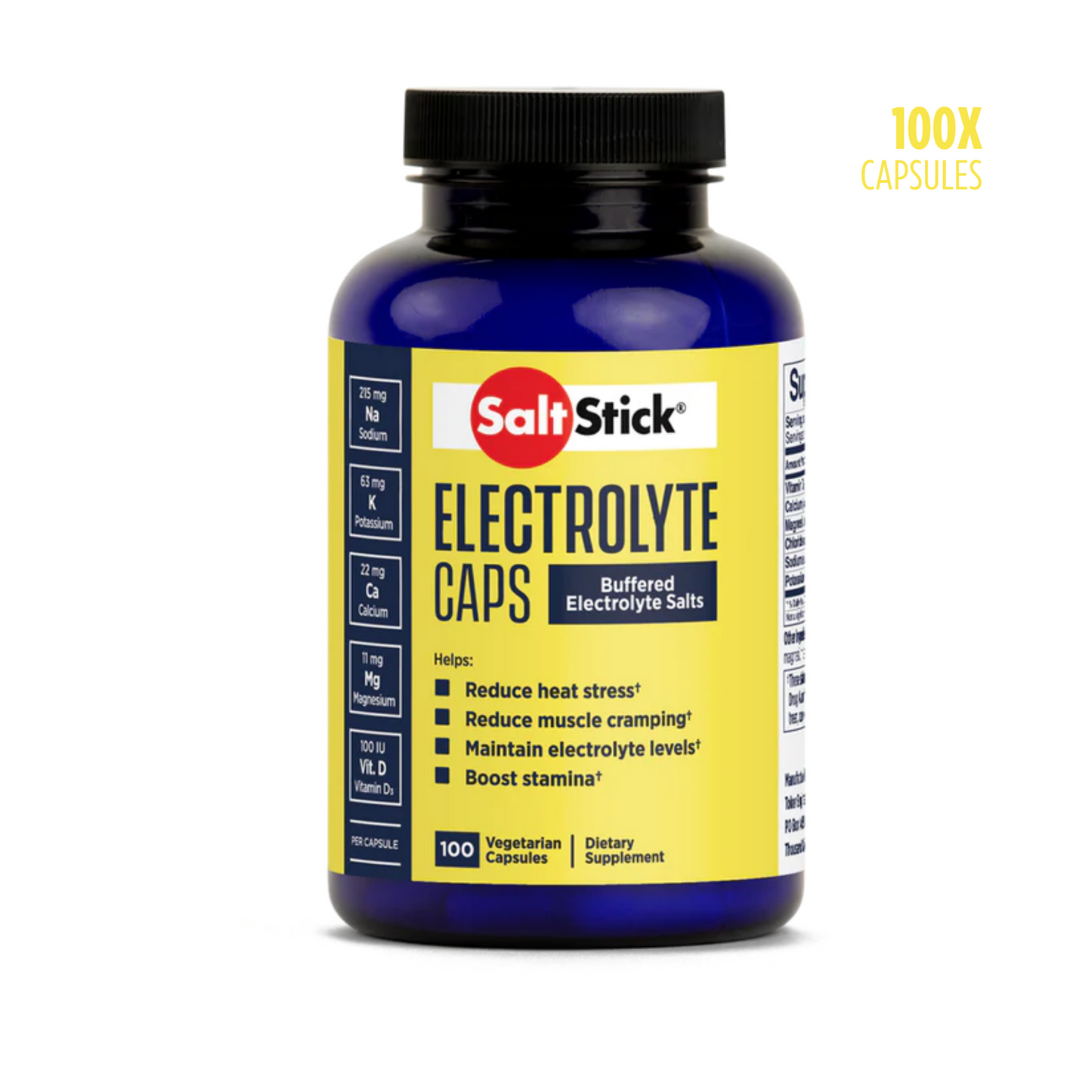 SaltStick Elektrolytkapsler (100 Kapsler) - DATOVARE