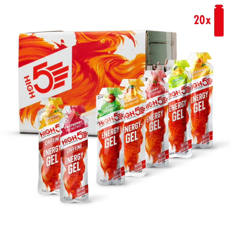 High5 Energigel Mixed Flavors box (20x40g)