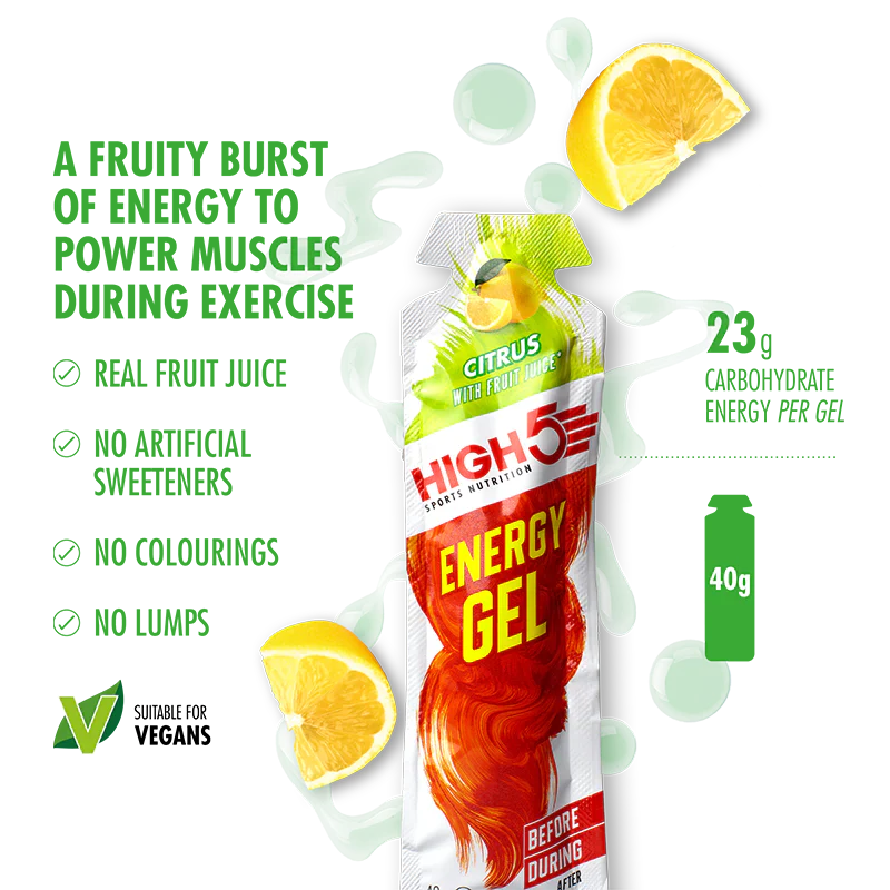 High5 Energi gel Mixed Flavors box (20x40g)