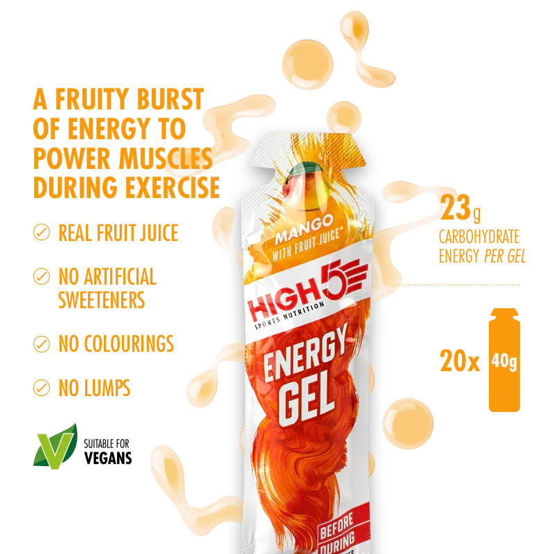 High5 Energigel Mixed Flavors box (20x40g)