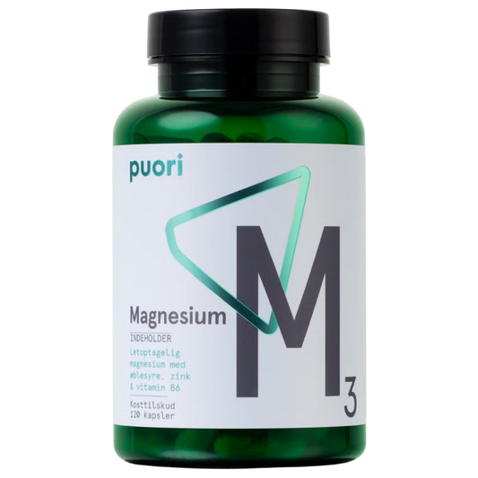 Puori M3 - Magnesium 120 kapsler