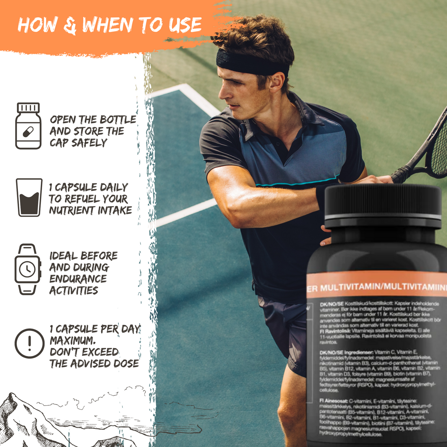 PurePower Multivitamin (100 kaspler) DATOVARE