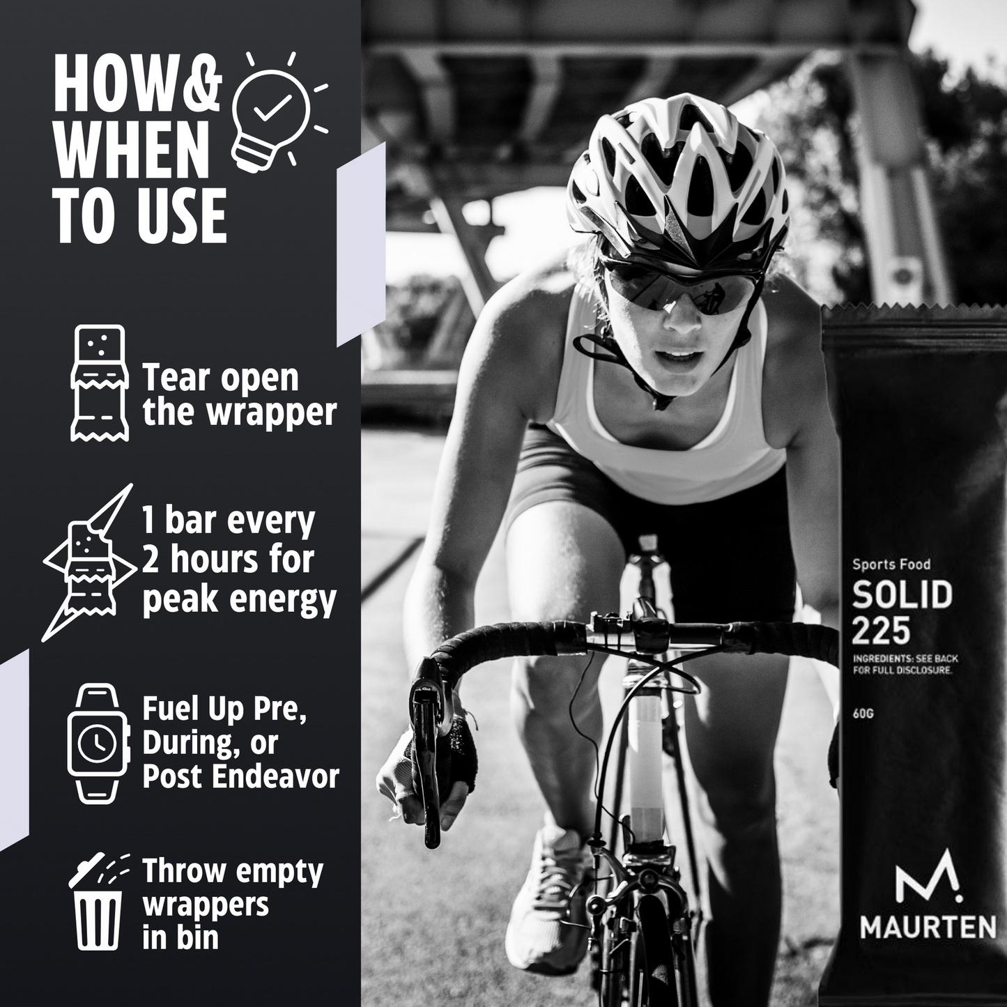 Maurten Energibar Solid 225 (60g) - DATOVARE