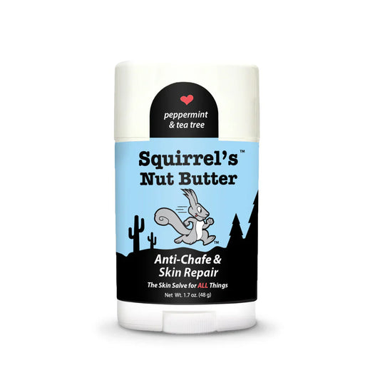 Squirrel’s Nut Butter Anti Chafe Stick – Pebermynte & Tea Tree