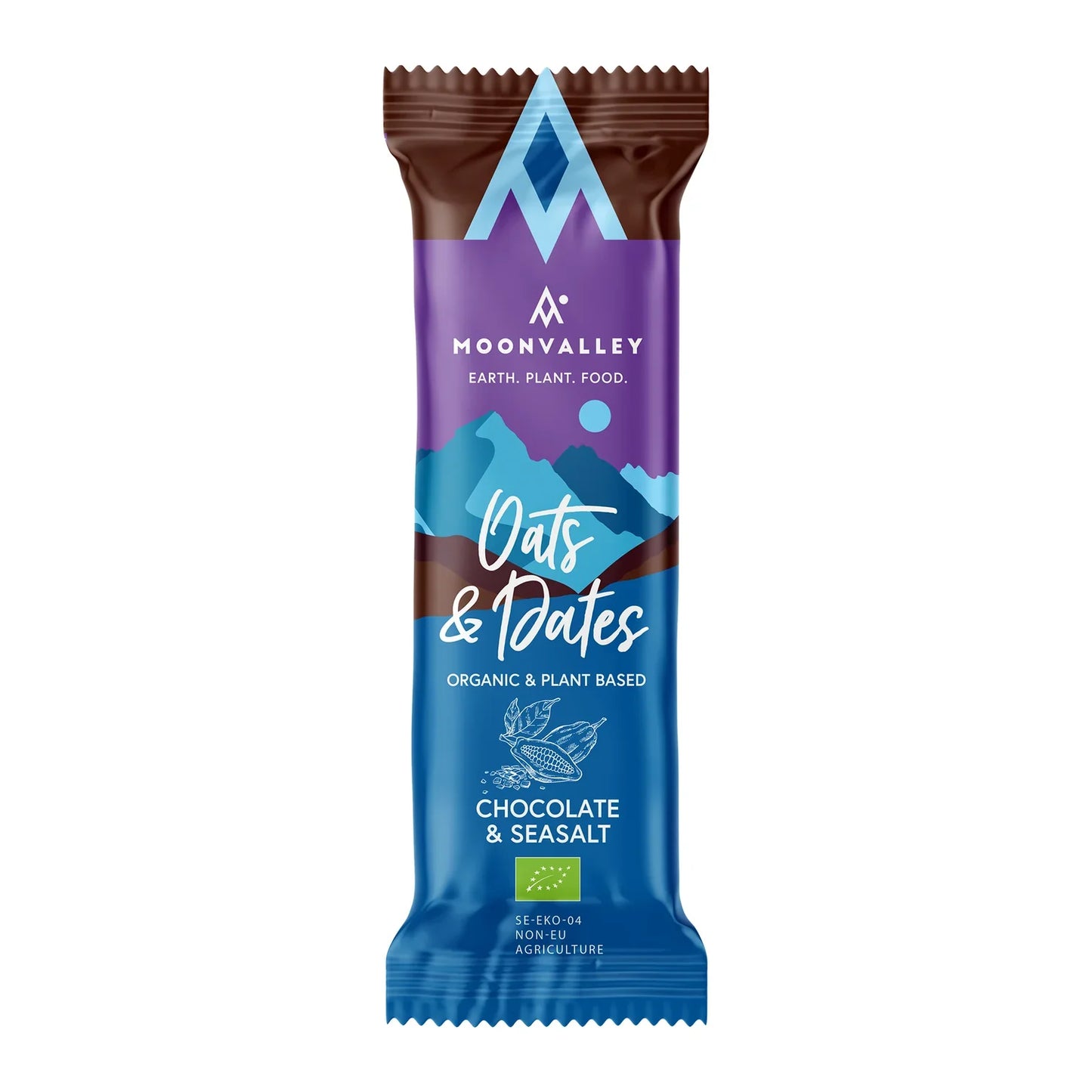 Moonvalley Energibar Oats & Dates Chocolate & Seasalt (18x50g)