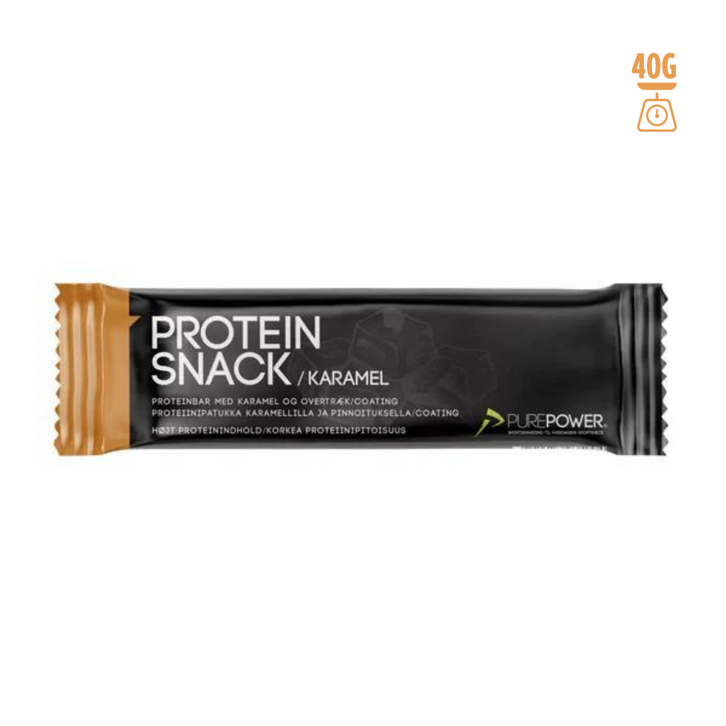 PurePower Proteinbar Caramel Chocolate coated (12x40g)