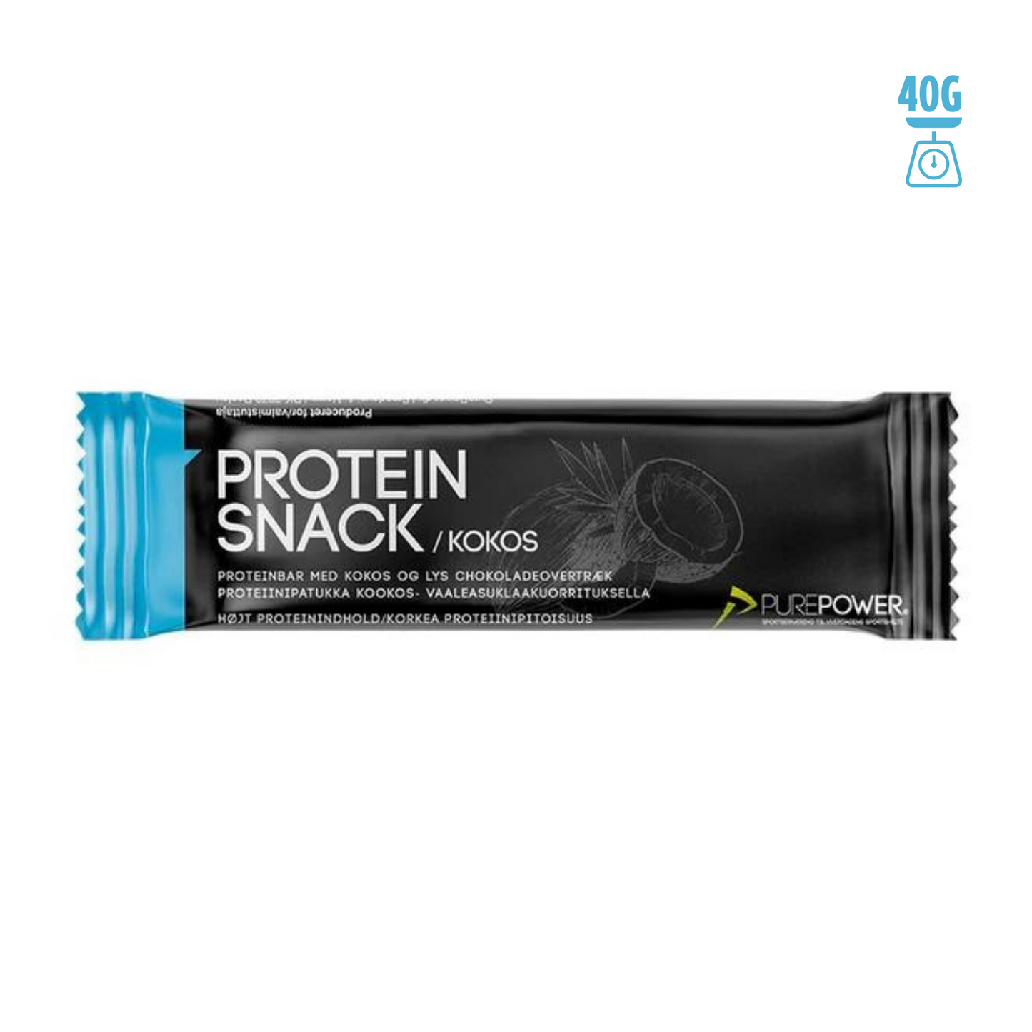 PurePower Proteinbar Coconut Chocolate coated (12x40g)