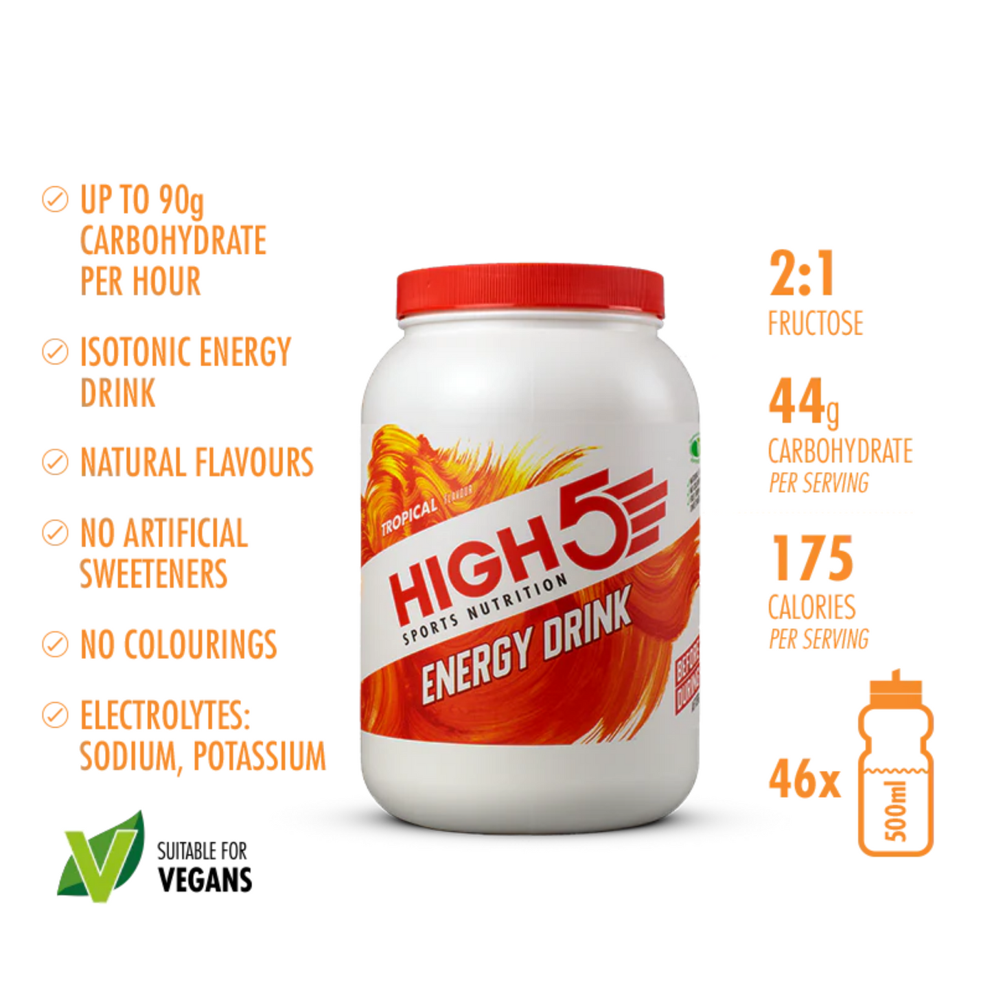 High5 Energidrik Tropical (2.2 kg)