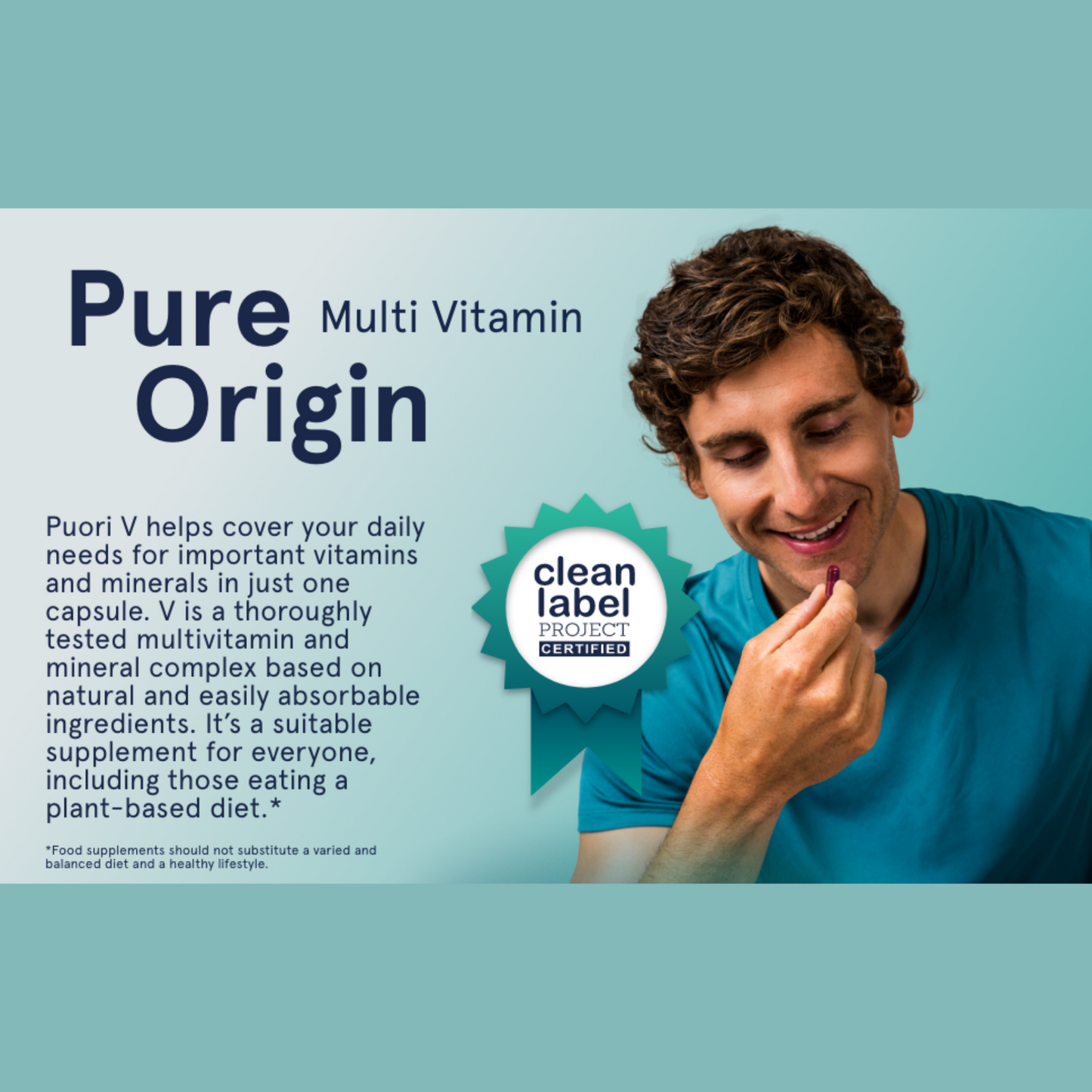 PUORI Vitamin V - Multivitamin og mineraler (60 Kapsler)