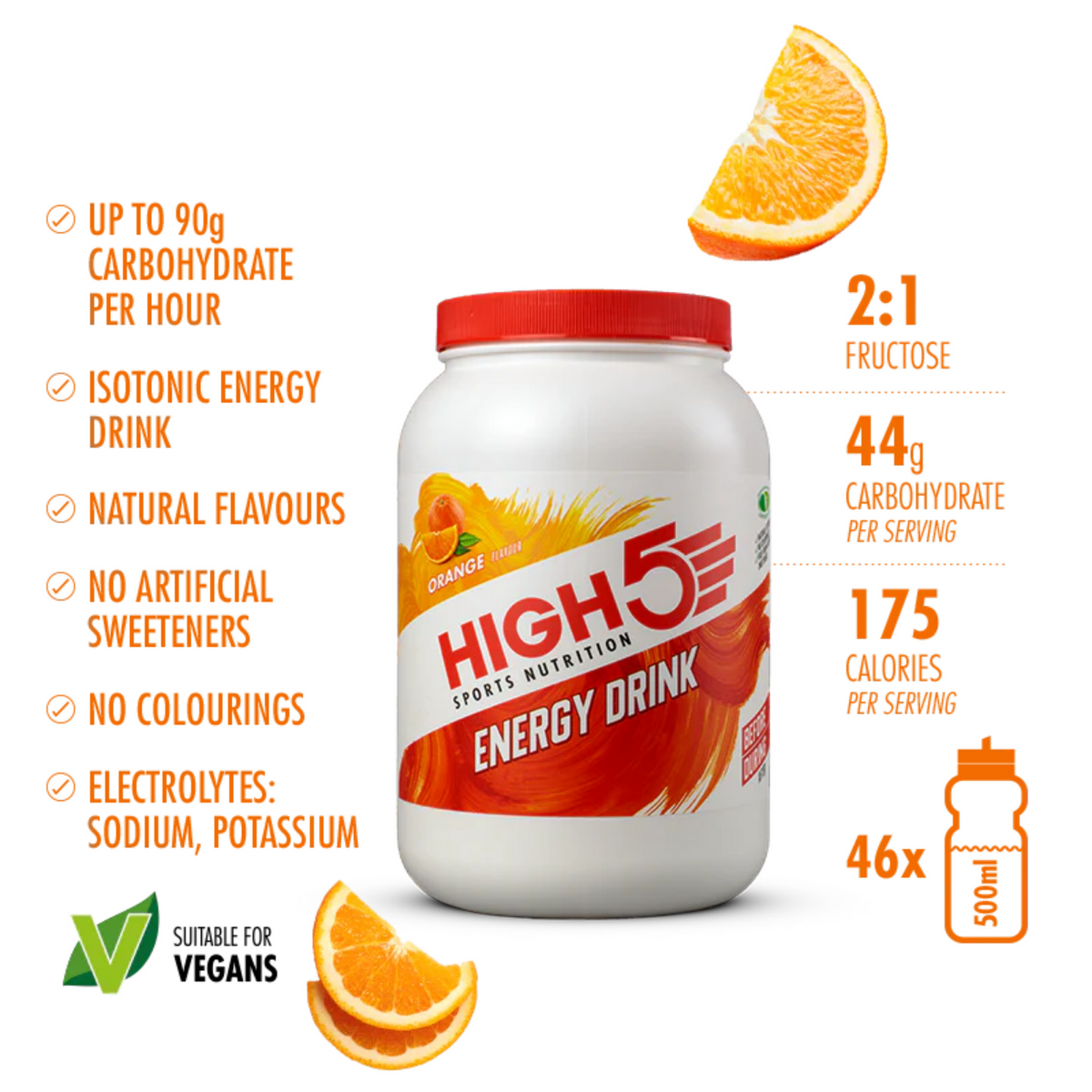 High5 Energy Drink Orange