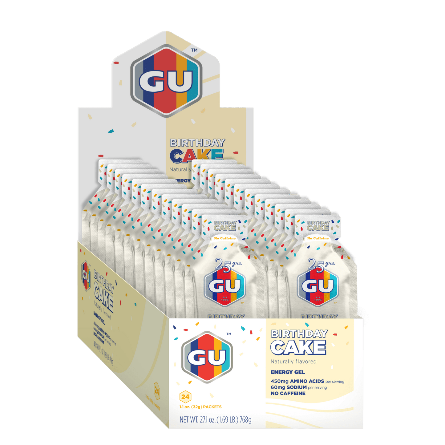 GU Energy Energigel Birthday Cake (24 x 32g)