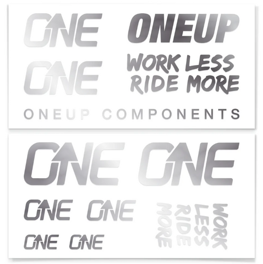 OneUp HB Decal Kit Silver