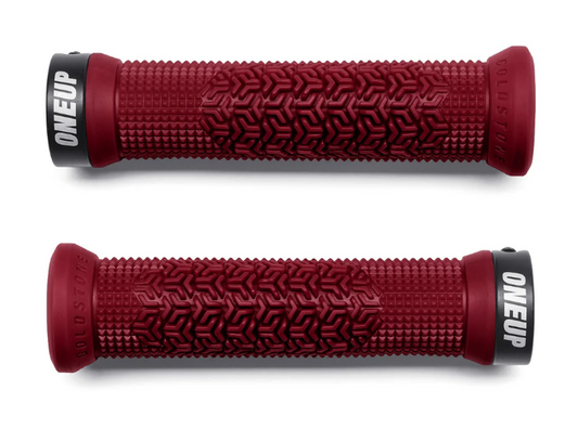 OneUp JG Lock On Grips Maroon