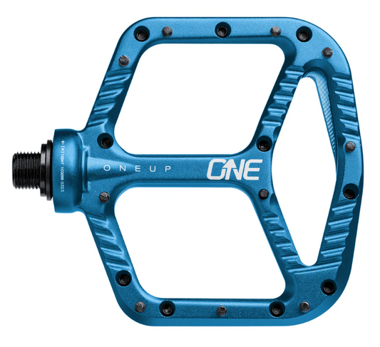OneUp Aluminium Flat Pedals Blue
