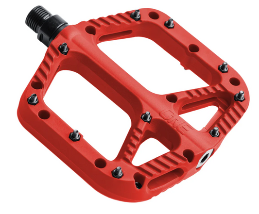OneUp Composite Flat Pedals Red