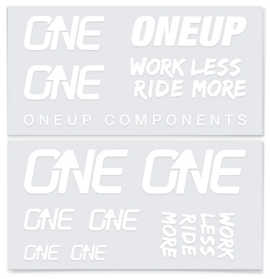 OneUp HB Decal Kit White