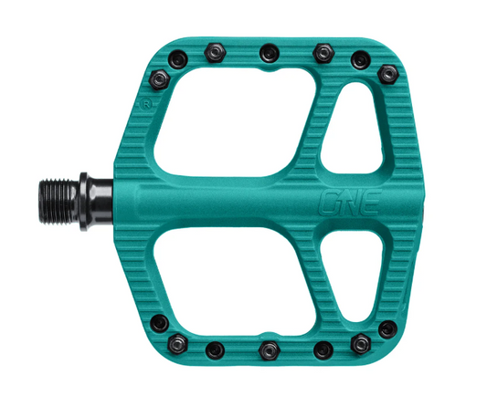 OneUp Composite Small Flat Pedals Turquise