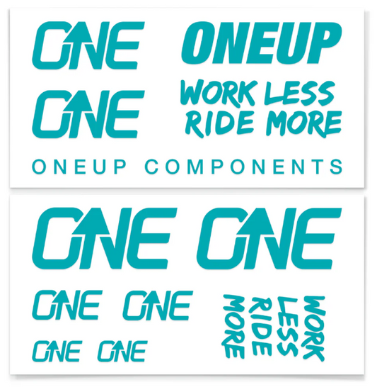 OneUp HB Decal Kit Turquise