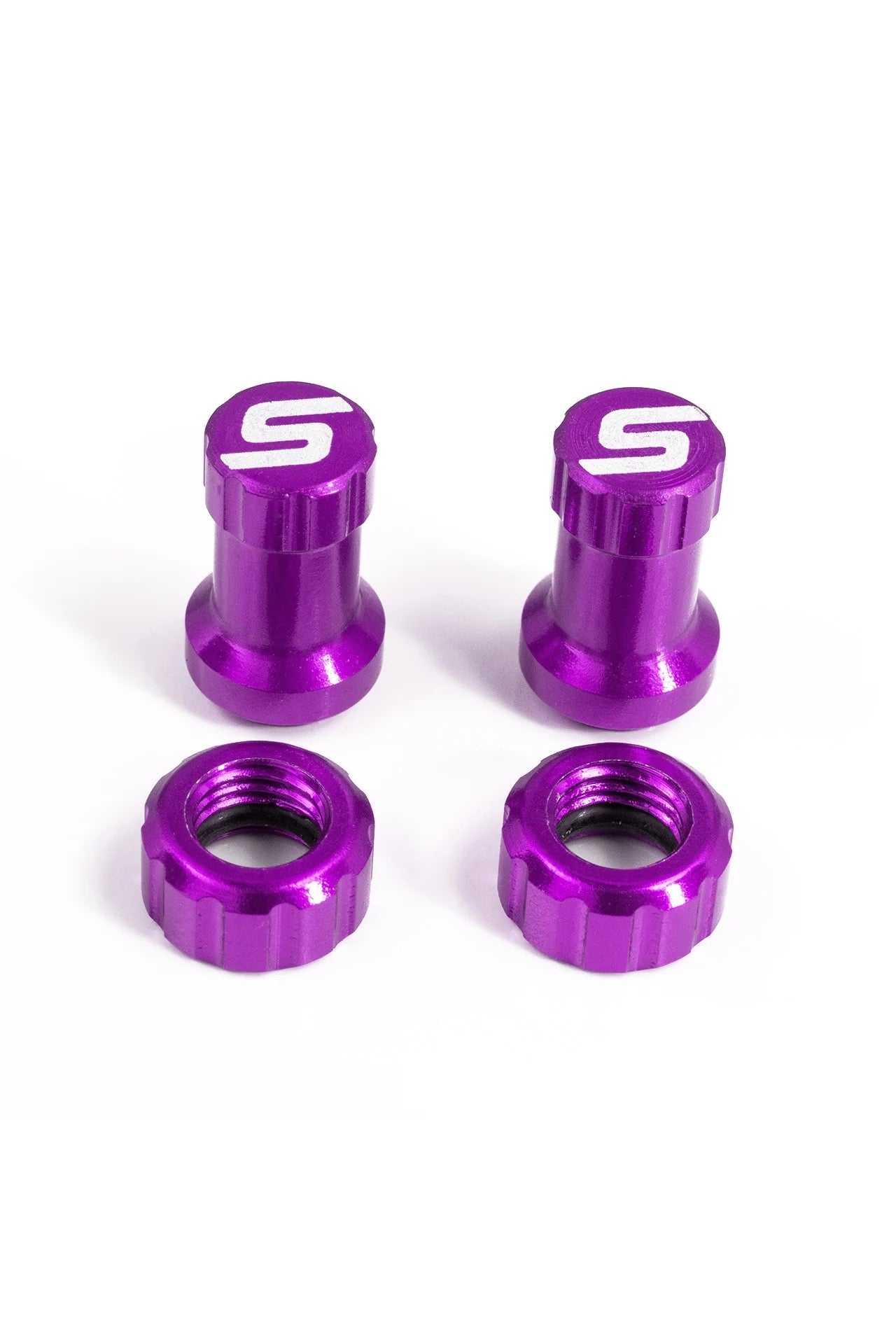STAN'S TUBELESS VALVE COLOR KIT, PURPLE