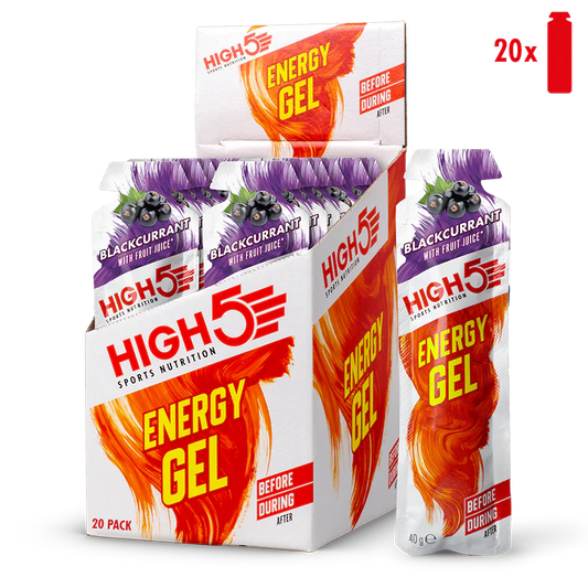 High5 Energigel Blackcurrant 40 g x 20 stk. DATOVARE