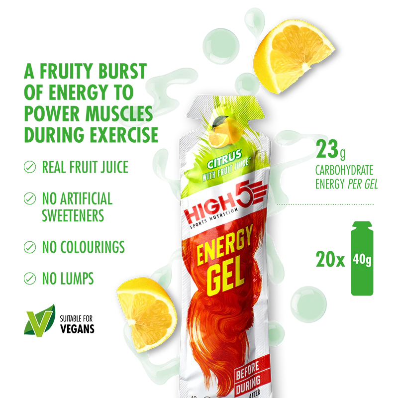 High5 Energigel Citrus 40 g