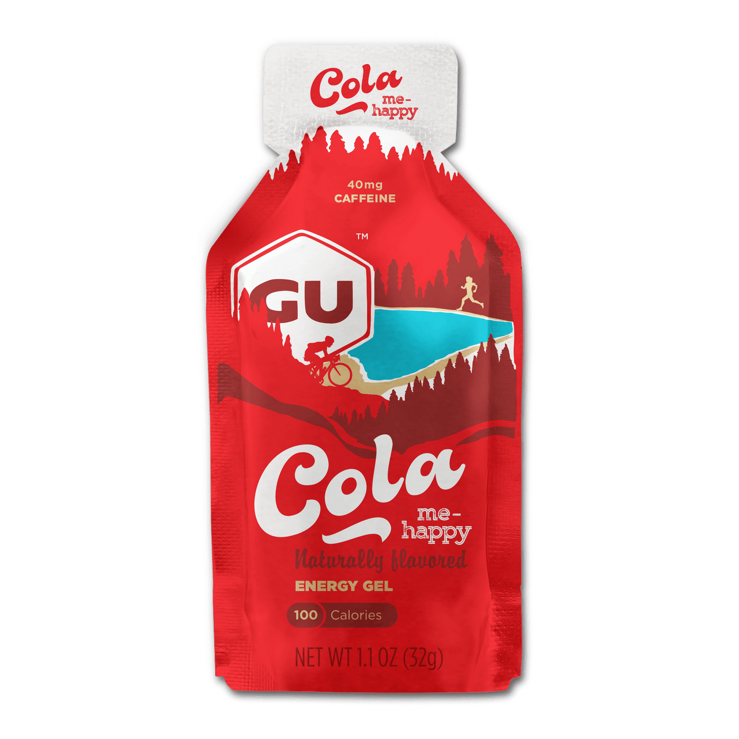 GU Energy Energigel Cola Me Happy med koffein (24 x 32g) 12 stk. MASTER