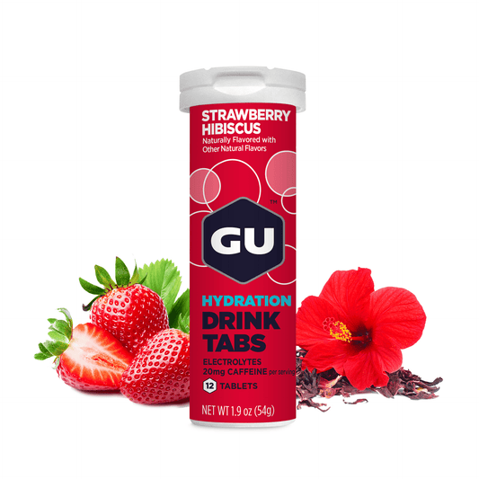 GU Energy Elektrolyttabs Strawberry Hibiscus 56g