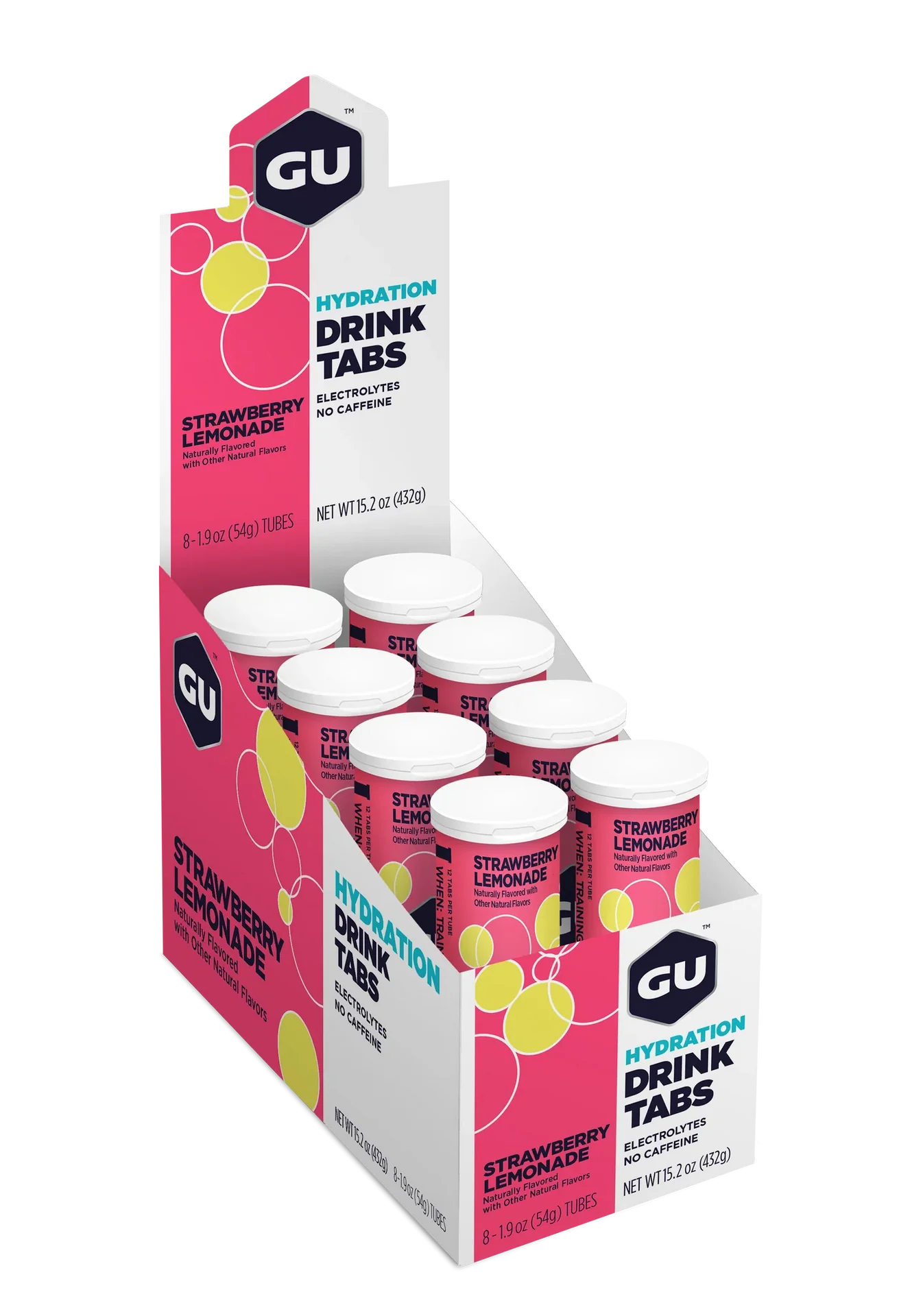 GU Energy Elektrolyttabs Strawberry Lemonade (8 x 12 tabs)