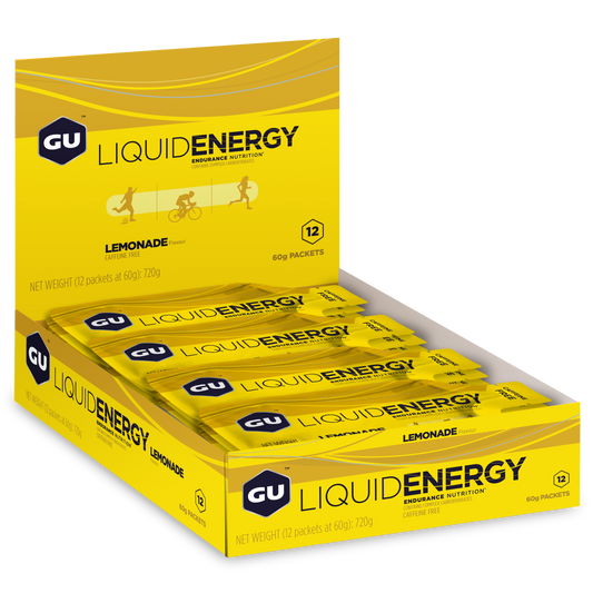 GU Energy Energigel Liquid Lemonade Isogel (12 x 60g)