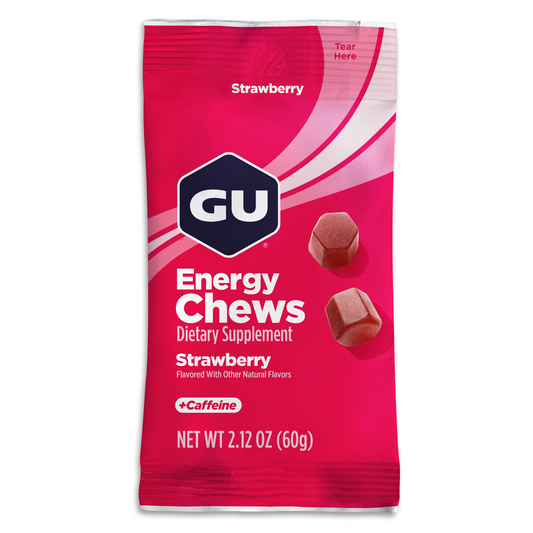 GU Energy Chews Strawberry med Koffein (60g)
