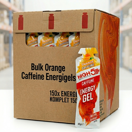 High5 Energigel Orange Caffeine 150 stk 40 g DATOVARE kasse