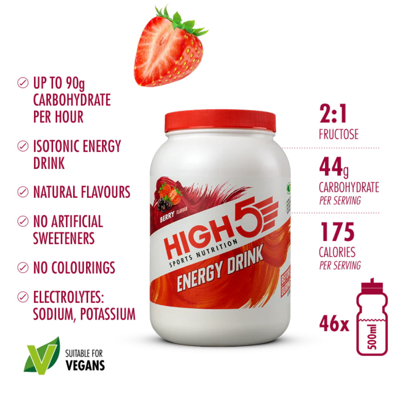 High5 Energidrik Berry (2.2 kg)