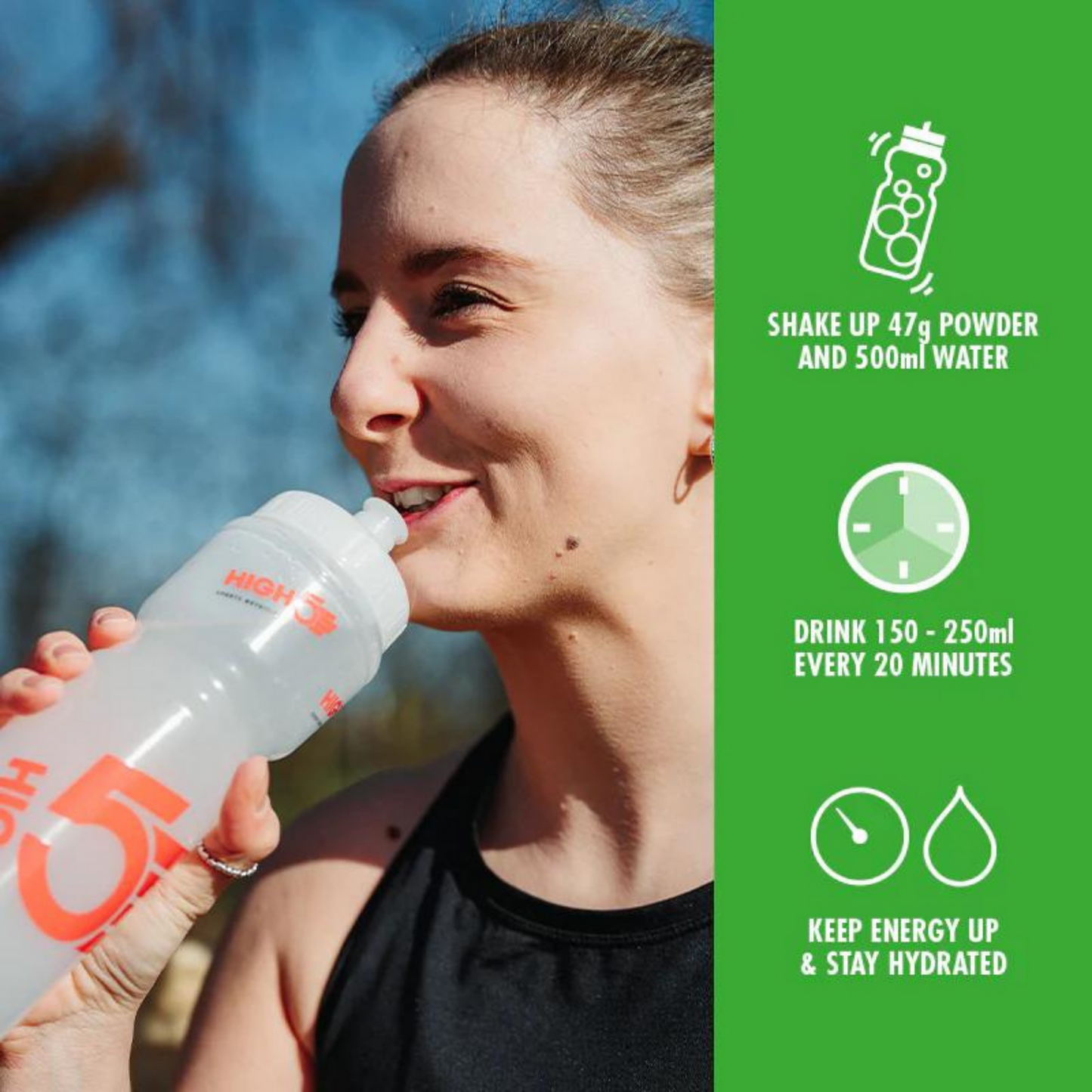 High5 Energidrik Citrus (1 kg) kommer pt i pose