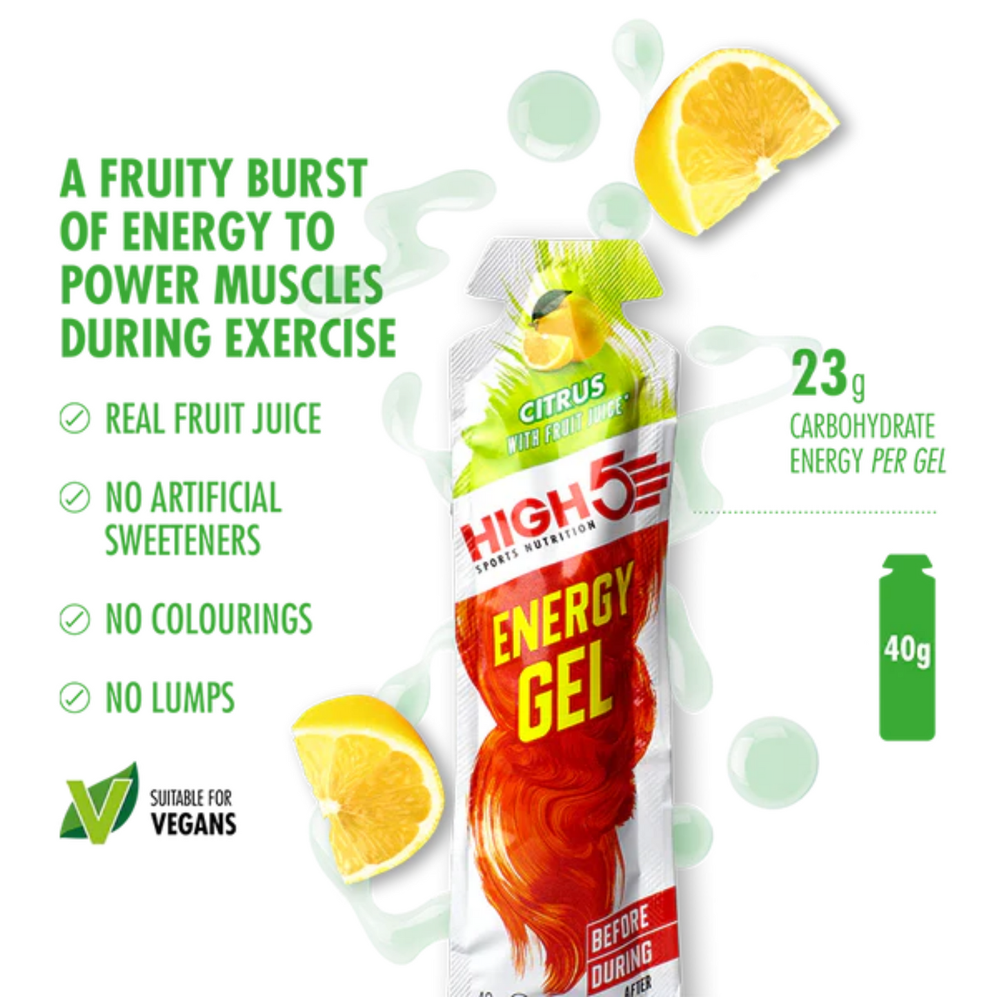 High5 Energigel Citrus 40 g