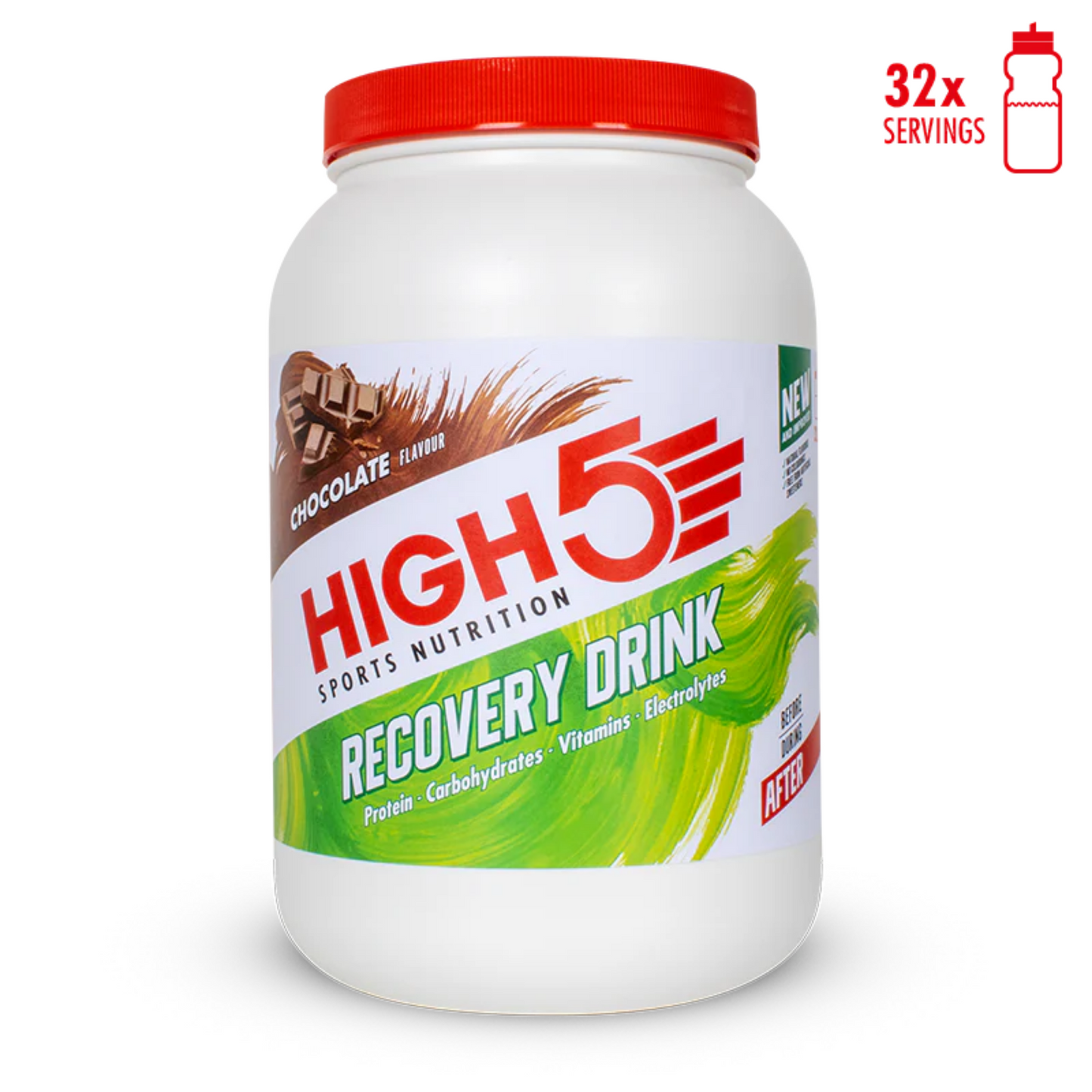 High5 Proteindrik Recovery Drink Powder Chokolade (1600g)