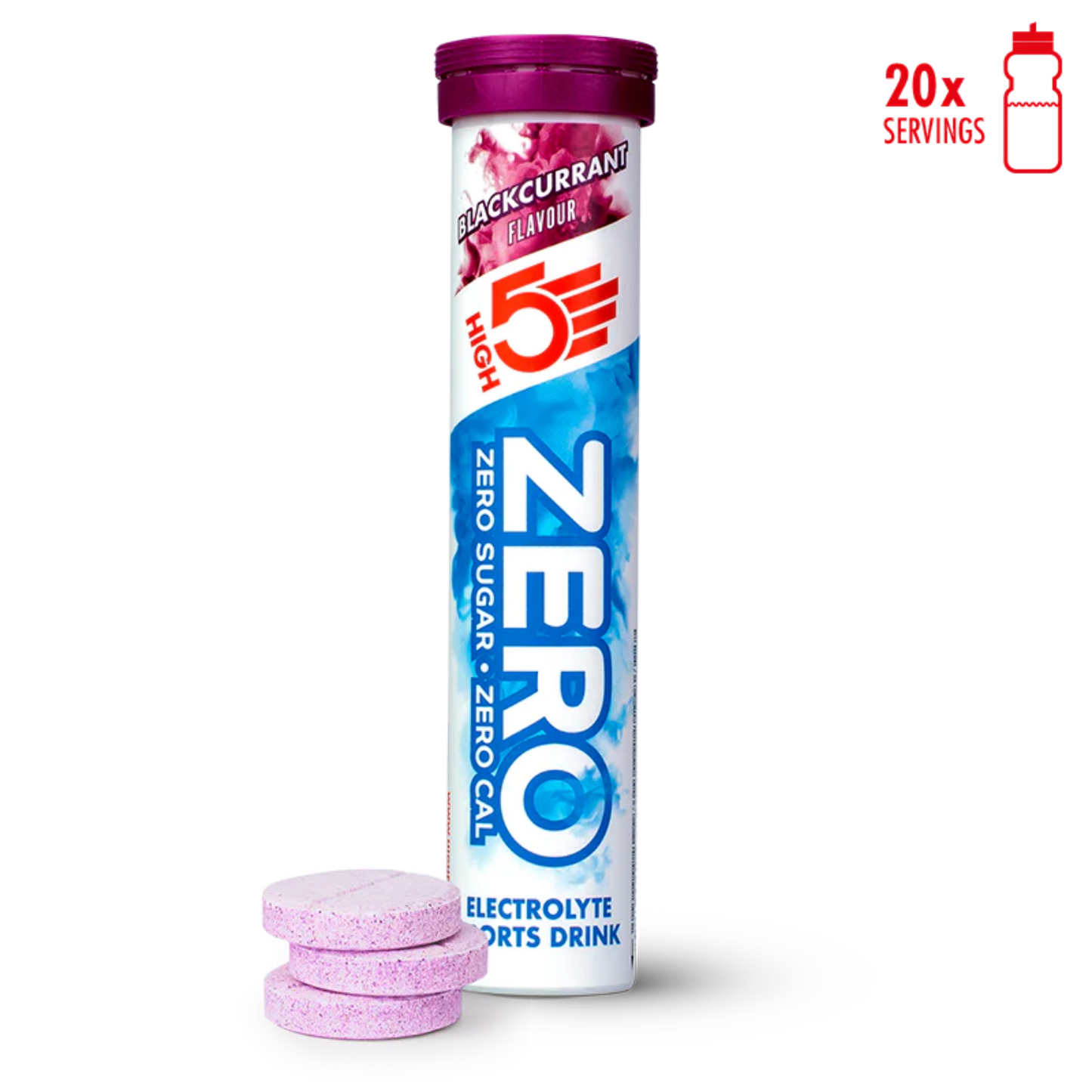 High5 Elektrolyttabs ZERO Blackcurrant (8x20 tabs)